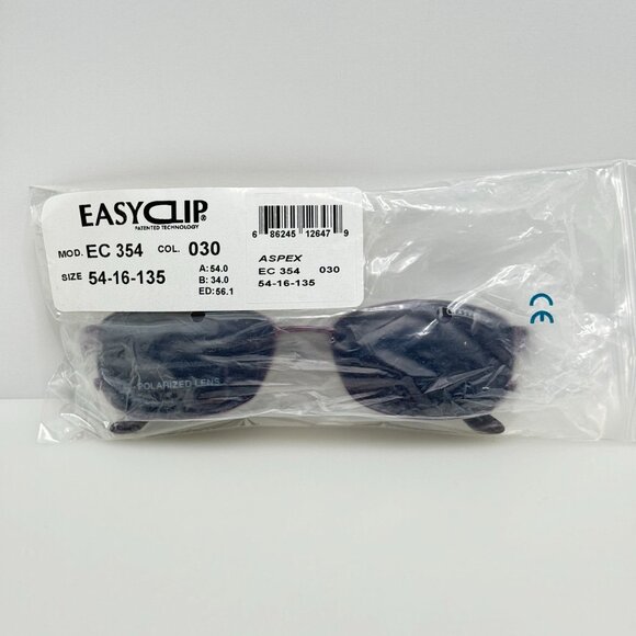 Easyclip Eyeglasses Eye Glasses Frames EC 354 030 54-16-135 main image 2